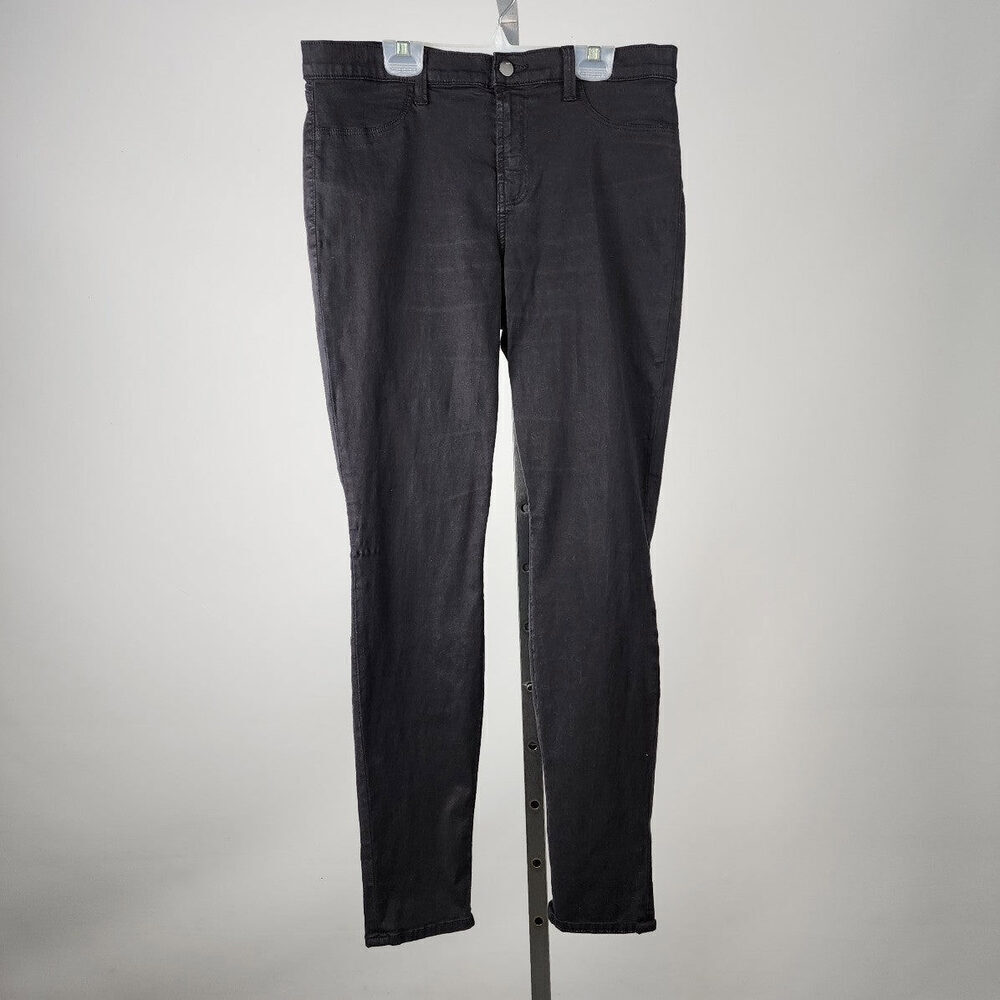 J Brand Black Super Skinny Mid Rise Jeans Size 31